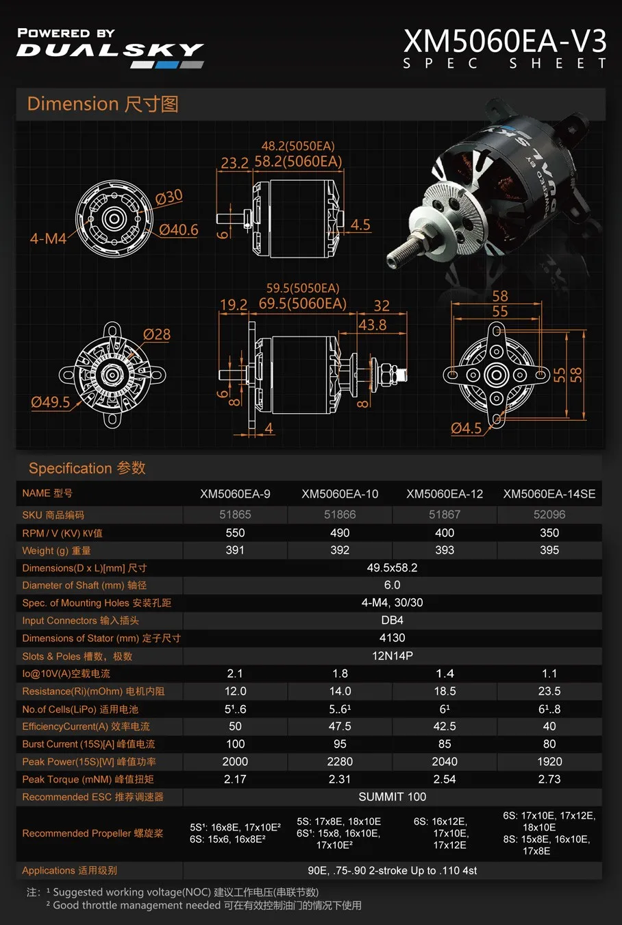DUALSKY borstelloze motor XM50 - Brushless Motor Thrust Test Stand recensie en prijs