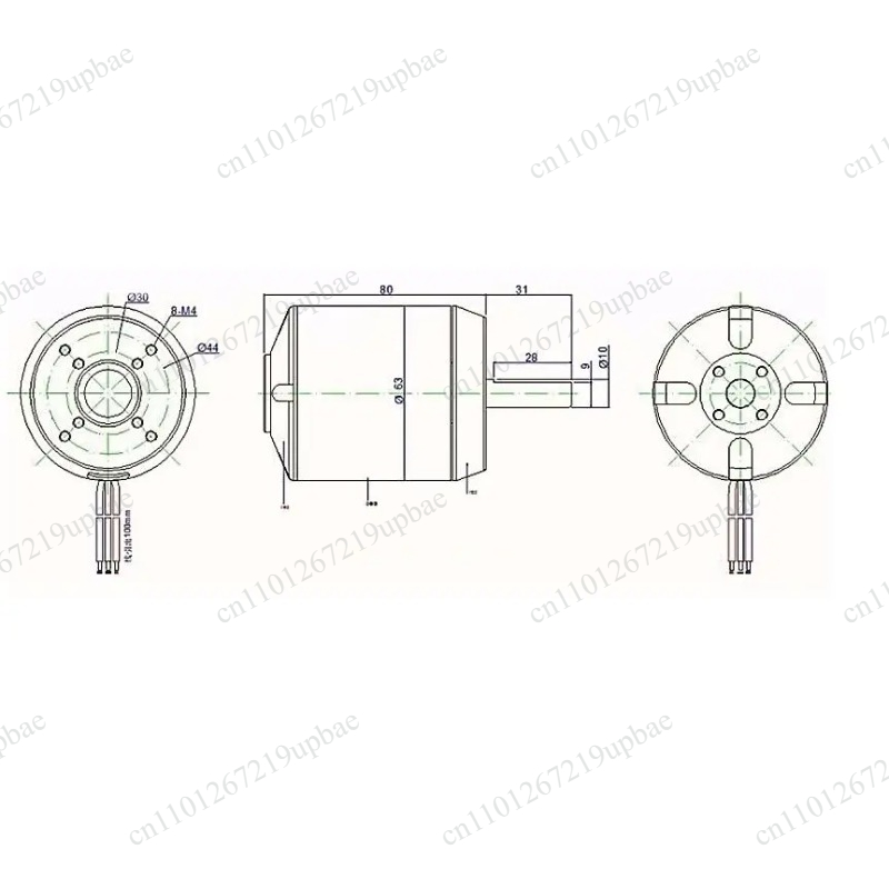 6384 150KV 200KV Sensorgestuur - 6384 Brushless Motor Sensored recensie en prijs